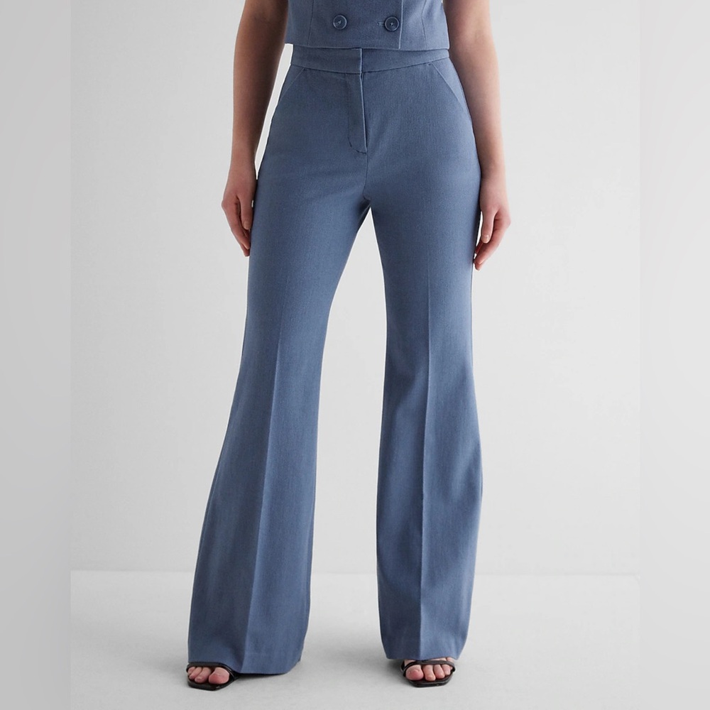 NWT Editor High Waisted Trouser Flare Pant - 10R